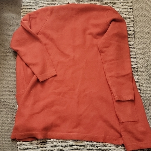 Torrid Plus Size Orange Open Front Cardigan Size 2X - Picture 3 of 6